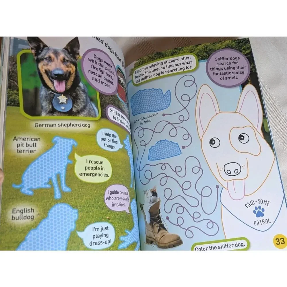 National Geographic Kids Dogs Sticker Activity Book (NG Sticker Activity Books)